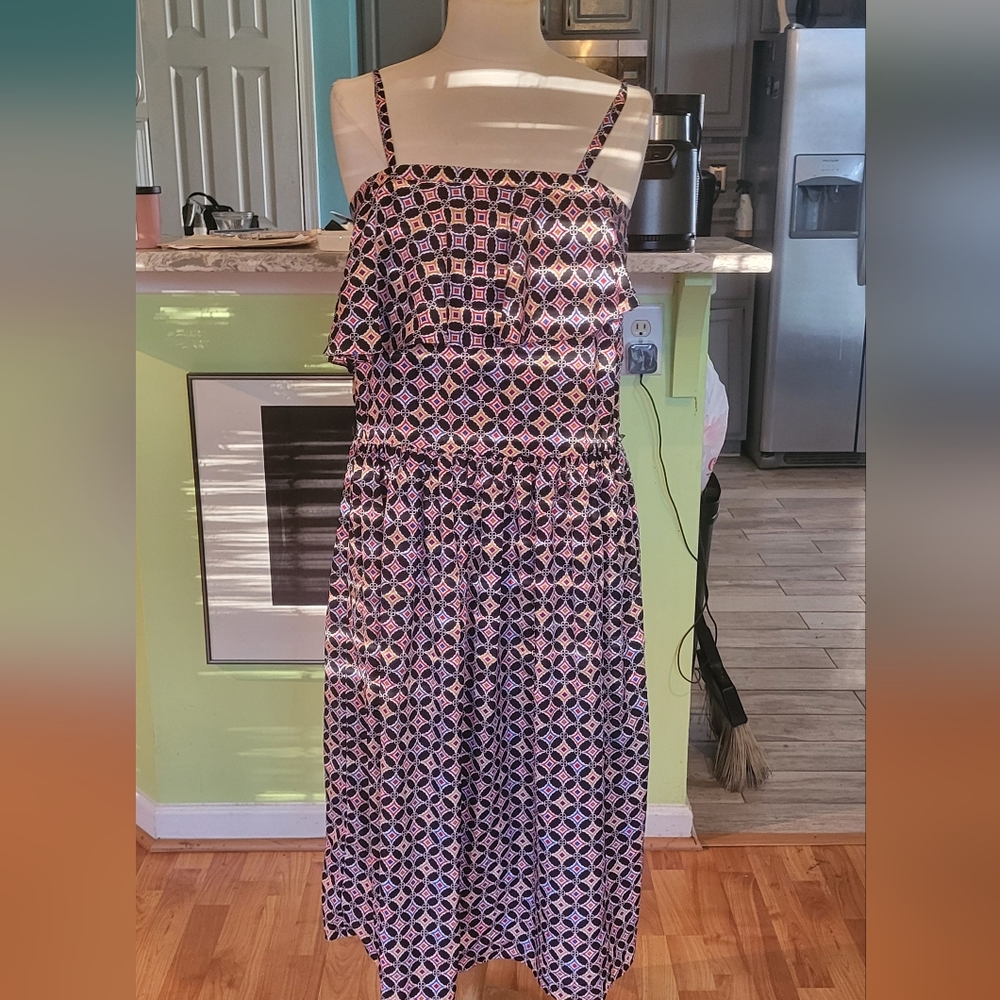⚡️Adorable Jack Mulqueen Silksational Vintage Dress